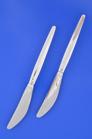 Cypres Georg Jensen sølvbestik Middagskniv eller frokostkniv