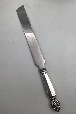 Georg Jensen Sterling Sølv Dronning Brødkniv No. 197B