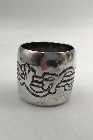 Vintage Georg Jensen Sølv Ornamental Servietring No. 16