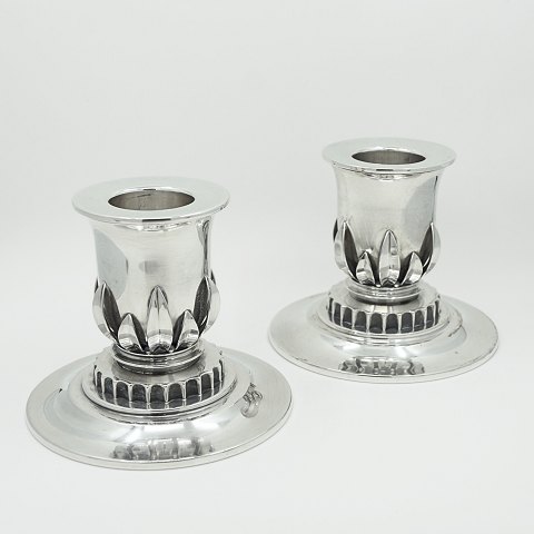 Grann & Laglye; Big candlesticks in silver