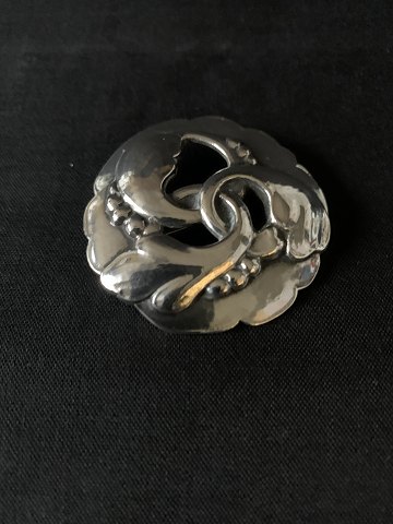 Georg Jensen silver brooch in 925 sterling silver, stamped no. 20