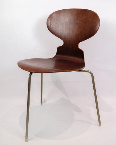 Stol - Model 3100 Myren - Teaktræ - Arne Jacobsen - Fritz Hansen - 1950
Flot stand
