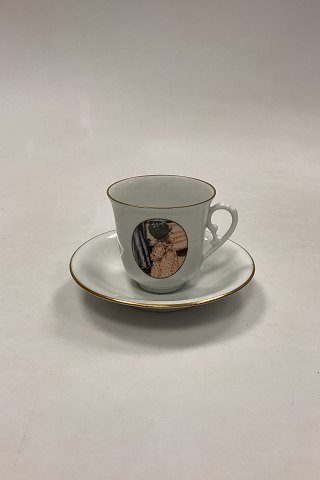 Bing og Grøndahl Carl Larsson Kaffekop og underkop No. 4508/305 Motiv 3