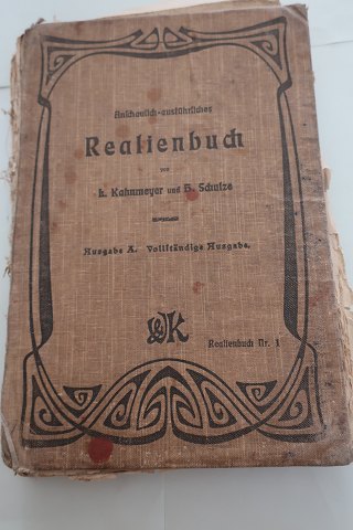 Realienbuch
Ausgabe, A, Nr. 1
Vollständige Ausgabe 
Geschichte, Erdfunde, Naturgeschichte, Physik, Chemie und Mineralogie
Af H. Kahnmeyer und Schulze
Verlag von Velhagen & Klaling
1908
Sideantal: 95