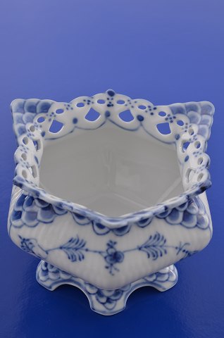 Royal Copenhagen Blue fluted full lace Sugar bowl 1112