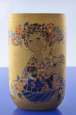 Bjørn Wiinblad Oval smuk vase
