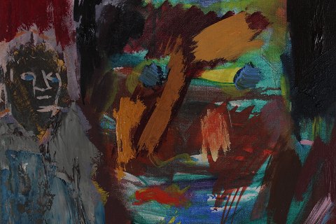 Uffe ChristoffersenOil paintingSelf portrait