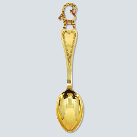 A. Michelsen; Christmas spoon 1948, Ilse Nanbaldian