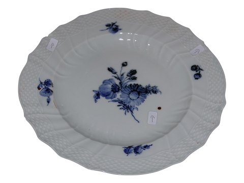 Blå Blomst Svejfet
Middagstallerken 24,5 cm. fra ca. 1800-1820