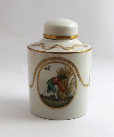 Royal Copenhagen. Tedåse. Model 12336-2384. Højde 10 cm. (1 sortering)