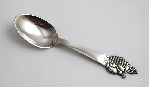 H. C. Andersen eventyrske. Sølvbestik. Prinsessen på ærten. Sølv (830). Længde 
15 cm