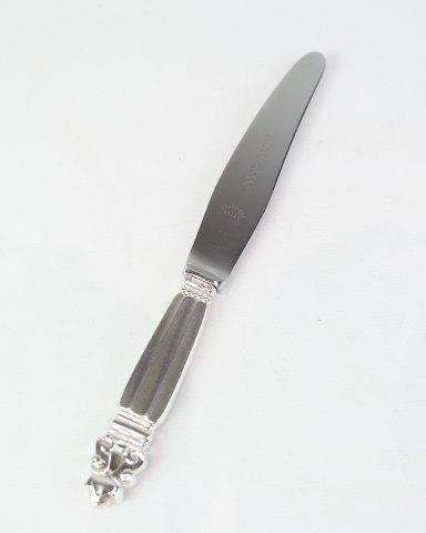 Frokostkniv - Konge - Georg Jensen - Sterling Sølv - Længde 20 cm