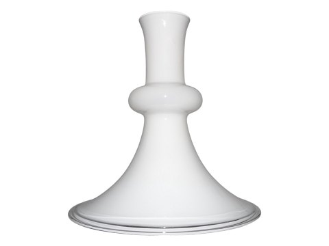 Holmegaard 
Etude lamp, white glass 27 cm.