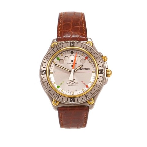 Lemania Elvström Regatta ur automatic
Eksemplar 1476
D: 42mm