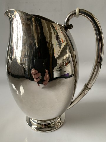 Silver jug ​​Evald Nielsen hammeredHeight. 17.5 cm.