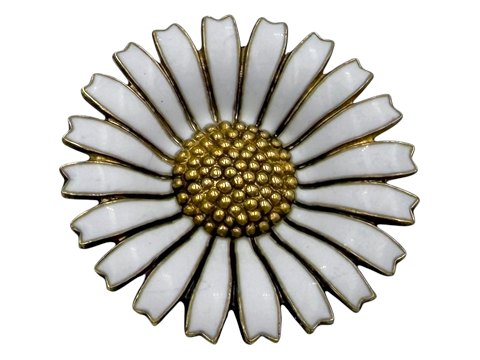 Georg Jensen sølv Daisy Marguerit broche