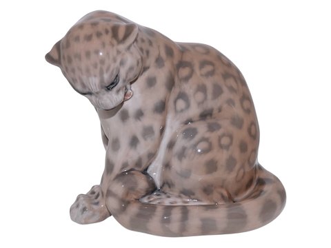 Stor Royal Copenhagen figurLeopard