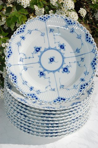 Royal Copenhagen Blue fluted full lace  Plate 1084