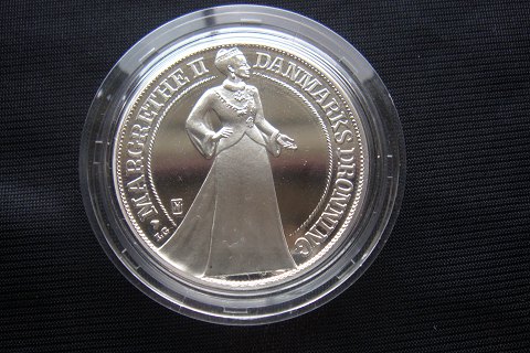 www.Antikvitet.net - Jubilæumsmønt * 200 kr * 1997 * Dronning * ll * solgt