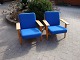 2 Hvilestole af Hans Wegner model GE 290 i lys eg i fin stand 
5000 m2 udstilling