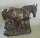 Royal Copenhagen Art Pottery
21727 RC Mare with foal  ca 32 x 36 cm 
 Knud Kyhn November 1959