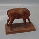 Sv. Lindhart Calf unglazed 15 x 12.5 cm