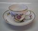 Royal Copenhagen FULL Saxon Flower
004-1549 Cup 5.5 x 7.4 cm and saucer 13 cm