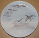 Bing and Grondahl Wall charger with bird motif No 4170/357-25