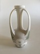 Royal Copenhagen Art Nouveau 3 Hankevase med Mælkebøtte motiv No 342/60B