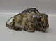 Royal Copenhagen Art Pottery
 22604 RC Bison Febr 1976 Karl Larsen (small 20866) 11 x 22 cm