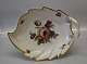 Lyngby porcelain KPM Rosenborg 
Leaf shaped dish with 24 cm