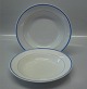 Kitchen ware Aluminia Copenhagen Faience
White with Blue Line