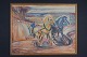 Edvard Munch (1863-1944) "Forårspløjning" Lystryk, nummer 834. Begrænset oplag 
på 1000 lystryk.