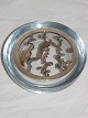 Glass bowl
with silver lid