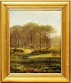 Skovparti af A. E. Kieldrup (1827-1869)