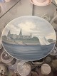 Bing & Grøndahl Art Nouveau Vægtallerken med Kronborg Malet af Amalie Schou No 
4033/357-20