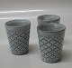 696 Egg cup 6 cm
 Cordial Grey Nissen Kronjyden B&G Quistgaard  Stoneware