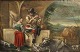 Italienische 
Künstler (17. 
Jh.): Szene mit 
Spinnen Frau 
...