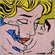 Roy Lichtenstein, stil. Oliemaleri på lærred.
