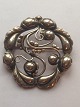 Georg Jensen Sterling Sølv Broche No 159 med gamle stempler