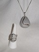 Royal Copenhagen
Ring und anhænger in Silber und Steingut