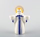 Royal Copenhagen angel candlestick in earthenware. 
