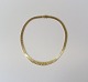 Murstens collier i 14kt guld, 7 rækker, 47,5cm