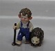 Royal Copenhagen figurine 
0095 RC Troll Boy with hedgehog  7 cm (1249095) 
