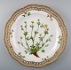 Royal Copenhagen Flora Danica, Round dish or Dinner plate with pierced border.
Decoration number 20/3574.