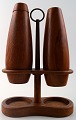 Wiggers, Danish design, salt and pepper set in teak.
