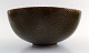 Royal Copenhagen stoneware bowl by Axel Salto modelled in fluted style.