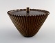 Arne Bang. Ceramic Vase with bronze lid.