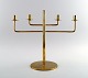 Hans Agne Jakobsson, Markaryd, Sweden, candlestick in brass.
Swedish design, 1960s.