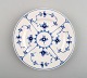 6 pieces. Royal Copenhagen Blue Fluted Plain Side Plates # 180
